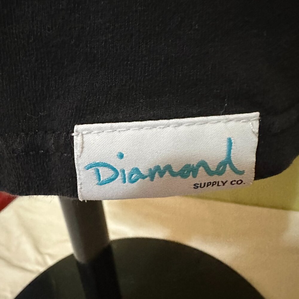 Diamond Supply x Saw Movie Men's Black Long Sleeve Shirt Small Twisted Pictures - Picture 2 of 5